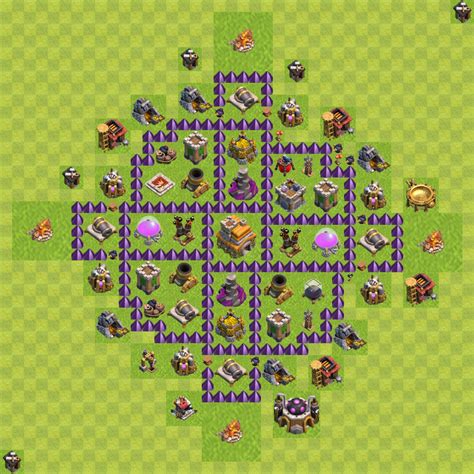 coc base 7|town hall level 7 base.